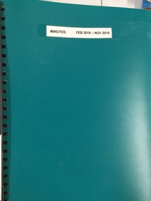 Administrative record - Minute Book, Heidelberg Golf Club, Womens' Committee Minutes: Book L/A 23: February 2018 - November 2019, 2018-2019