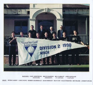 Photograph - Team Photograph, Heidelberg Golf Club, Heidelberg Golf Club 1998 Pennant Squad Division 2 Minor, 1998