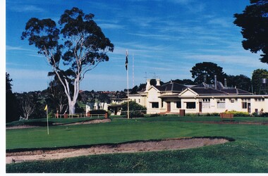 Photograph, Old clubhouse and tree 1990, 1990