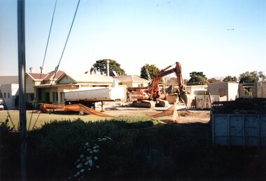 Photograph, Demolition of old clubhouse c1997, 1997