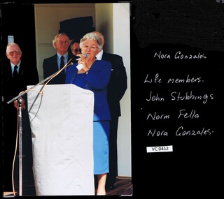 Photograph, Opening Day 23 February 1998: Life members, 1998