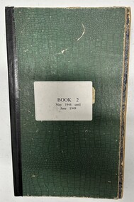 Administrative record - Reports, Heidelberg Golf Club, Directors' Reports: Book 2: May 1944 - June 1949, 1944-1949