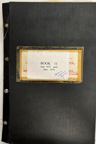 Administrative record - Reports, Heidelberg Golf Club, Directors' Reports: Book 11: June 1972 - June 1974, 1972 - 1974