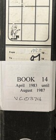 Administrative record - Reports, Heidelberg Golf Club, Directors' Reports: Book 14: April 1983 - August 1987, 1983 - 1987