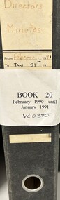 Administrative record - Reports, Heidelberg Golf Club, Directors' Reports: Book 20: February 1990 - January 1991, 1990 - 1991
