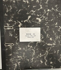 Administrative record - Reports, Heidelberg Golf Club, Directors' Reports: Book 26: February 1995 - January 1996, 1995 - 1996