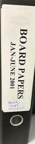 Administrative record - Reports, Heidelberg Golf Club, Directors' Reports (Board Papers): Book 35: January 2001 - June 2001, 2001