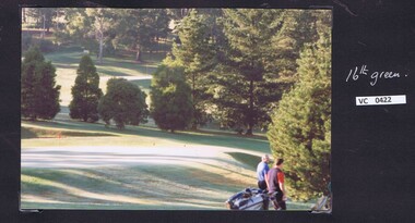 Photograph, 16th green: Heidelberg Golf Club, 2000