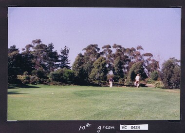 Photograph, 10th green: Heidelberg Golf Club, 2000