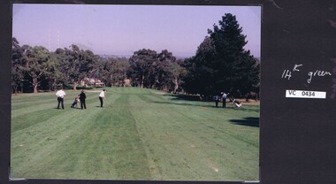 Photograph, 14th green 2000: Heidelberg Golf Club, 2000