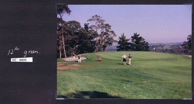 Photograph, 12th green 2000: Heidelberg Golf Club, 2000