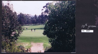 Photograph, 10th green 2000: Heidelberg Golf Club, 2000