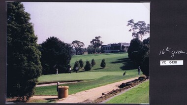 Photograph, 16th green 2000: Heidelberg Golf Club, 2000
