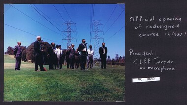 Photograph, Official opening of redesigned course 1967: Heidelberg Golf Club, 1967