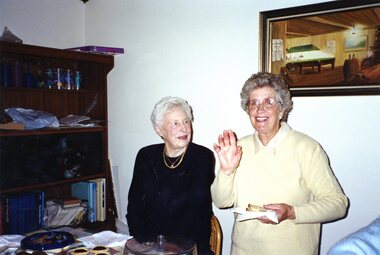 Photograph, Heidelberg Golf Club: Peg Healey and Faye Lamb, 1990s