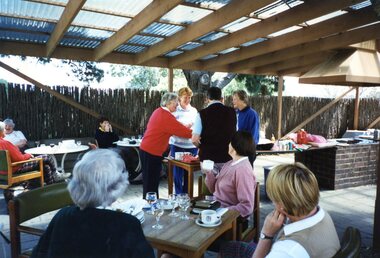 Photograph, Heidelberg Golf Club: BBQ at bowling green, 2000c
