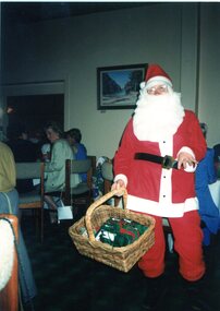 Photograph, Heidelberg Golf Club: Ladies' Christmas luncheon: Rhoda Collins as Santa, 1990s
