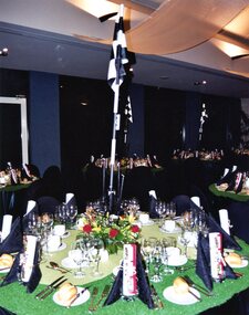 Photograph, Heidelberg Golf Club: 75th anniversary table setting, 16/08/2003