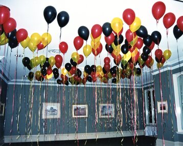 Photograph, Heidelberg Golf Club: 75th anniversary - decorations in Bryn Teg Room, 16/08/2003