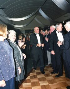 Photograph, Heidelberg Golf Club: 75th anniversary - President Kevin McLean enters Eaglemont Room, 16/08/2003