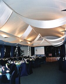 Photograph, Heidelberg Golf Club: 75th anniversary - the Eaglemont Room set up for dinner, 16/08/2003