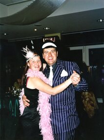Photograph, Heidelberg Golf Club: 75th anniversary - Manager Stefan with Abbie, 16/08/2003