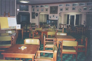 Photograph, Heidelberg Golf Club: Clubhouse renovations 1997-98 - Spike Bar from dining room, 1997