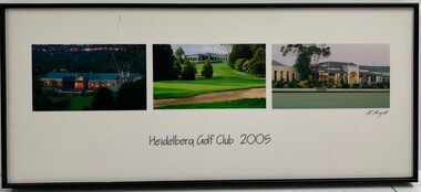 Photograph - Framed Photograph, Heidelberg Golf Club: Clubhouse 2005, 2005
