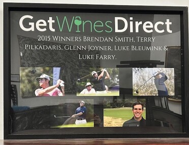Photograph - Framed Photograph, Pro-Am winners 2015: Heidelberg Golf Club, 2015