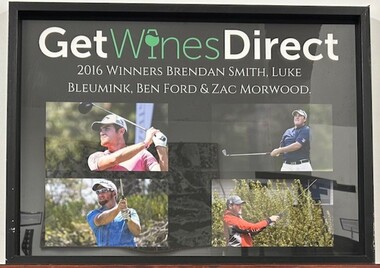 Photograph - Framed Photograph, Pro-Am past winners 2016: Heidelberg Golf Club, 2016