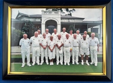 Photograph - Framed Team Photograph, Heidelberg Golf Club Bowling Club, Heidelberg Golf Club Bowling Club: [Team to be identified, no date]