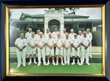 Photograph - Framed Team Photograph, Heidelberg Golf Club Bowling Club, Heidelberg Golf Club Bowling Club: Pennant Division 3, 2009-2010, 2009-2010