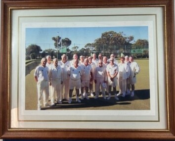 Photograph - Framed Team Photograph, Heidelberg Golf Club Bowling Club, Heidelberg Golf Club Bowling Club: [Team to be identified, no date]