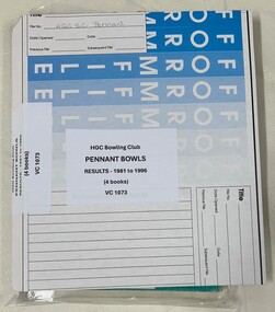 Administrative record - Book, Heidelberg Golf Club Bowling Club, Heidelberg Golf Club Bowling Club: Pennant results 1981-1996, 1981-1996