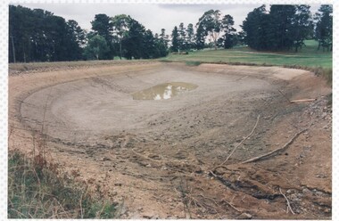 Photograph, The dam drained, May 1998, May 1998