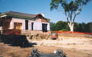 Photograph, Heidelberg Golf Club: Clubhouse renovations 1997-98 - demolition complete, 1997