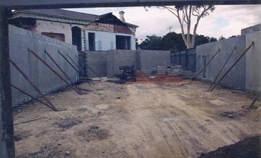 Photograph, Heidelberg Golf Club: Clubhouse renovations 1997-98 - Basement works, 1997