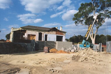 Photograph, Heidelberg Golf Club: Clubhouse renovations 1997-98 - Early basement works, 1997