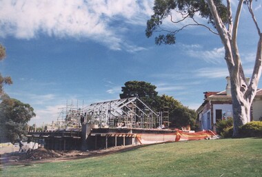 Photograph, Heidelberg Golf Club: Clubhouse renovations 1997-98 - Frame of the Eaglemont Room, 1997