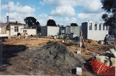 Photograph, Heidelberg Golf Club: Clubhouse renovations 1997-98 - Groundworks and demolition, 1997