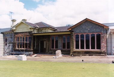 Photograph, Heidelberg Golf Club: Clubhouse renovations 1997-98 - Exterior makeover of Bryn Teg Room, 1997