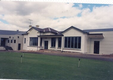 Photograph, Heidelberg Golf Club: Clubhouse renovations 1997-98 - Exterior makeover of Bryn Teg Room complete, 1997