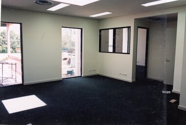Photograph, Heidelberg Golf Club: Clubhouse renovations 1997-98 - Main office, 1997