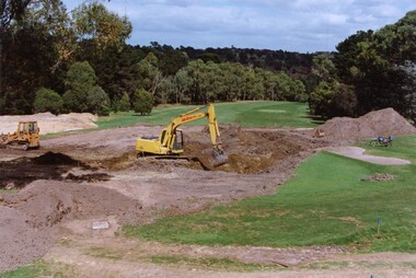 Photograph, Heidelberg Golf Club: Clubhouse renovations 1997-98 - Construction work on the course, 1997