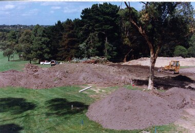 Photograph, Heidelberg Golf Club: Clubhouse renovations 1997-98 - Construction work on the course, 1997