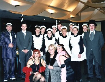 Photograph, Heidelberg Golf Club, Heidelberg Golf Club: 75th anniversary dinner - Staff assembled before dinner service, 16/08/2003
