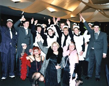 Photograph, Heidelberg Golf Club, Heidelberg Golf Club: 75th anniversary dinner - Staff assembled before dinner service, 16/08/2003