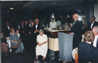 Photograph, Dinner function to celebrate the opening of new Clubhouse 1998 - Heidelberg Golf Club, 22/02/1998