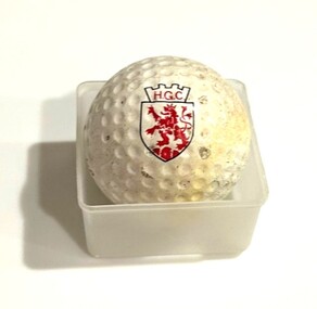 Equipment - Commemorative Golf Ball, Heidelberg Golf Club, Spalding 90 Dot 4, 1978