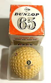 Equipment - Golf Ball, Dunlop, Dunlop 65 6, 1970s